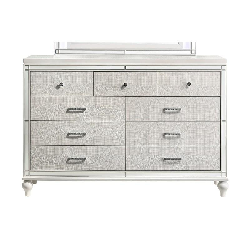 SM Valentino Tufted LED Panel Bedroom Set