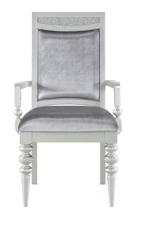 Maverick Fabric/Wood Dining Arm Chair
