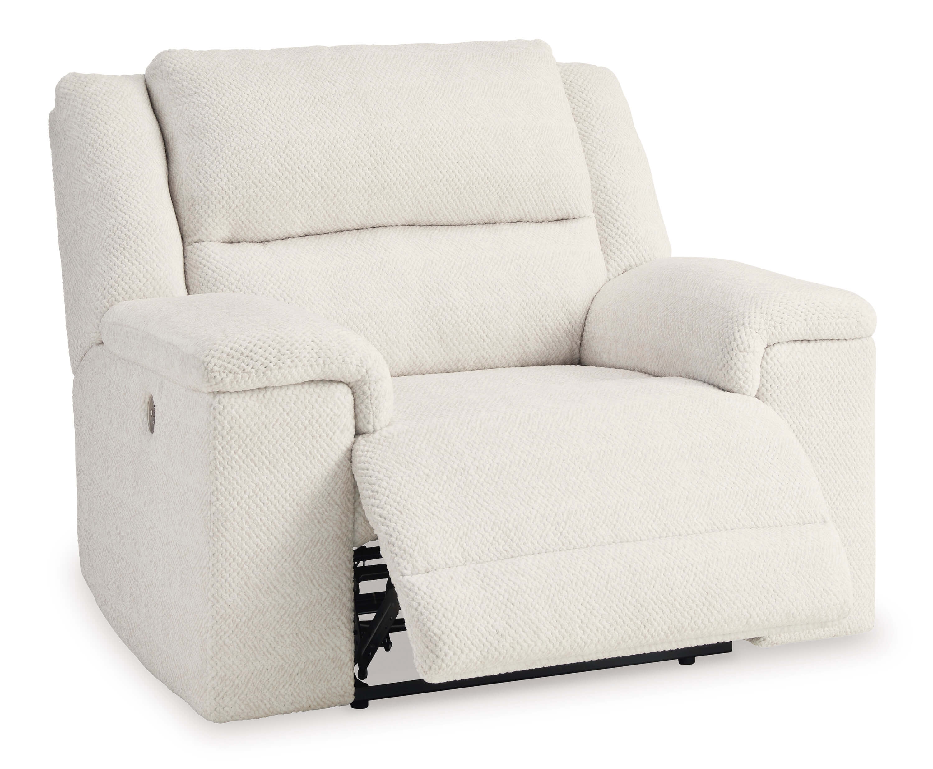 Keensburg Polyester Linen Oversized Power Recliner by Ashley Furniture