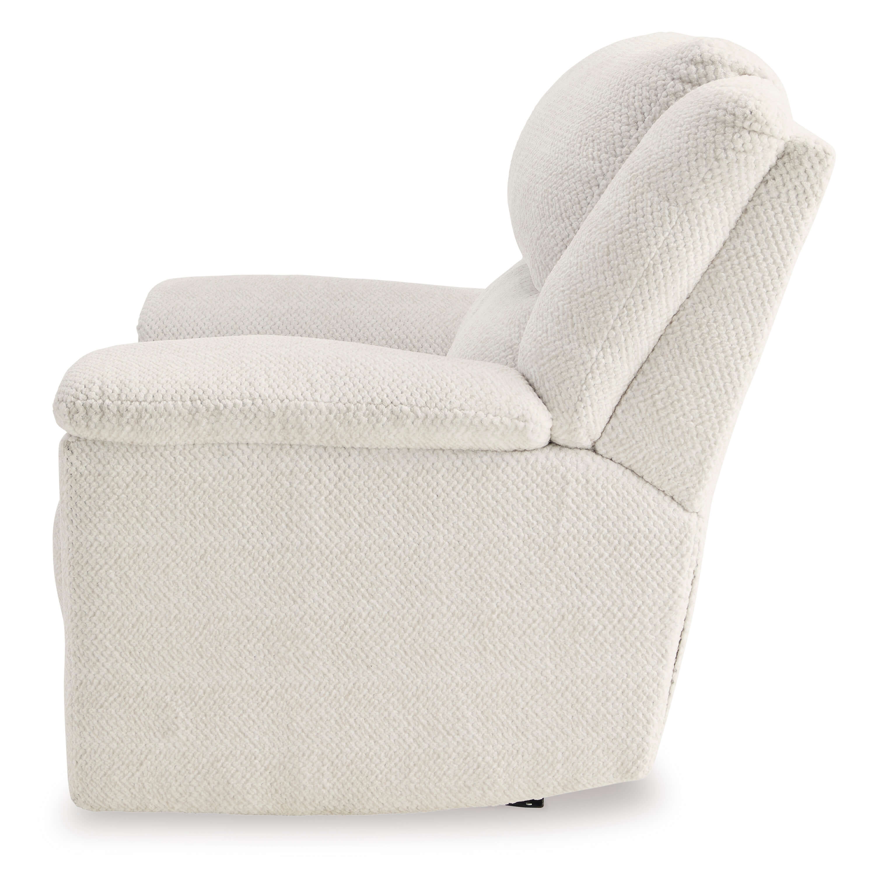 Ashley Keensburg Linen Oversized Recliner Chair Side