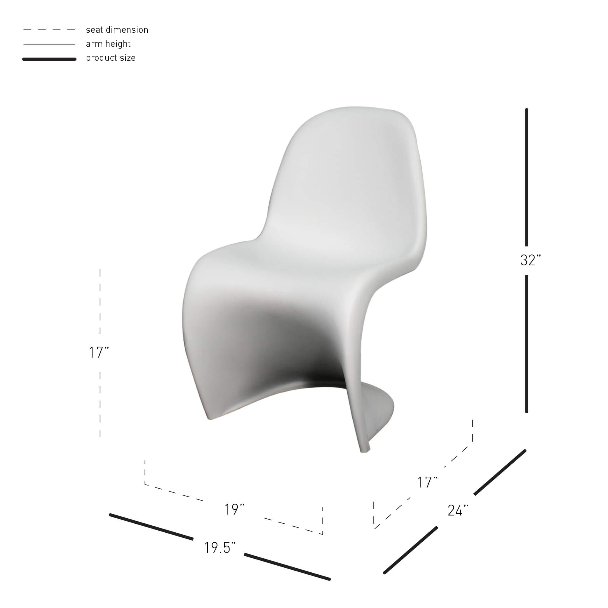 Groovy Molded PP Chair