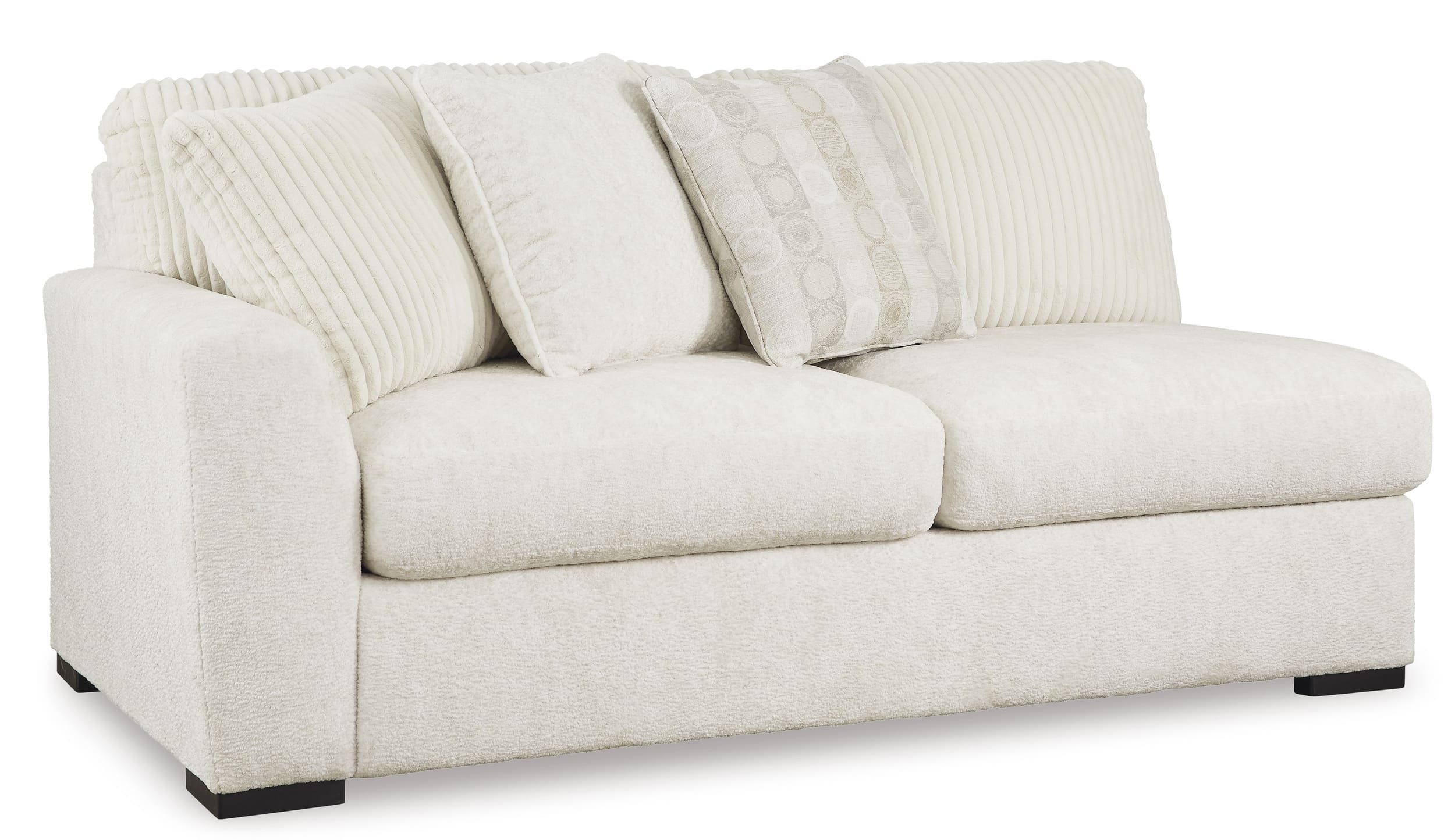 Chessington 2-Piece Polyester L-Shaped Sectional w/Right Arm Chaise Facing