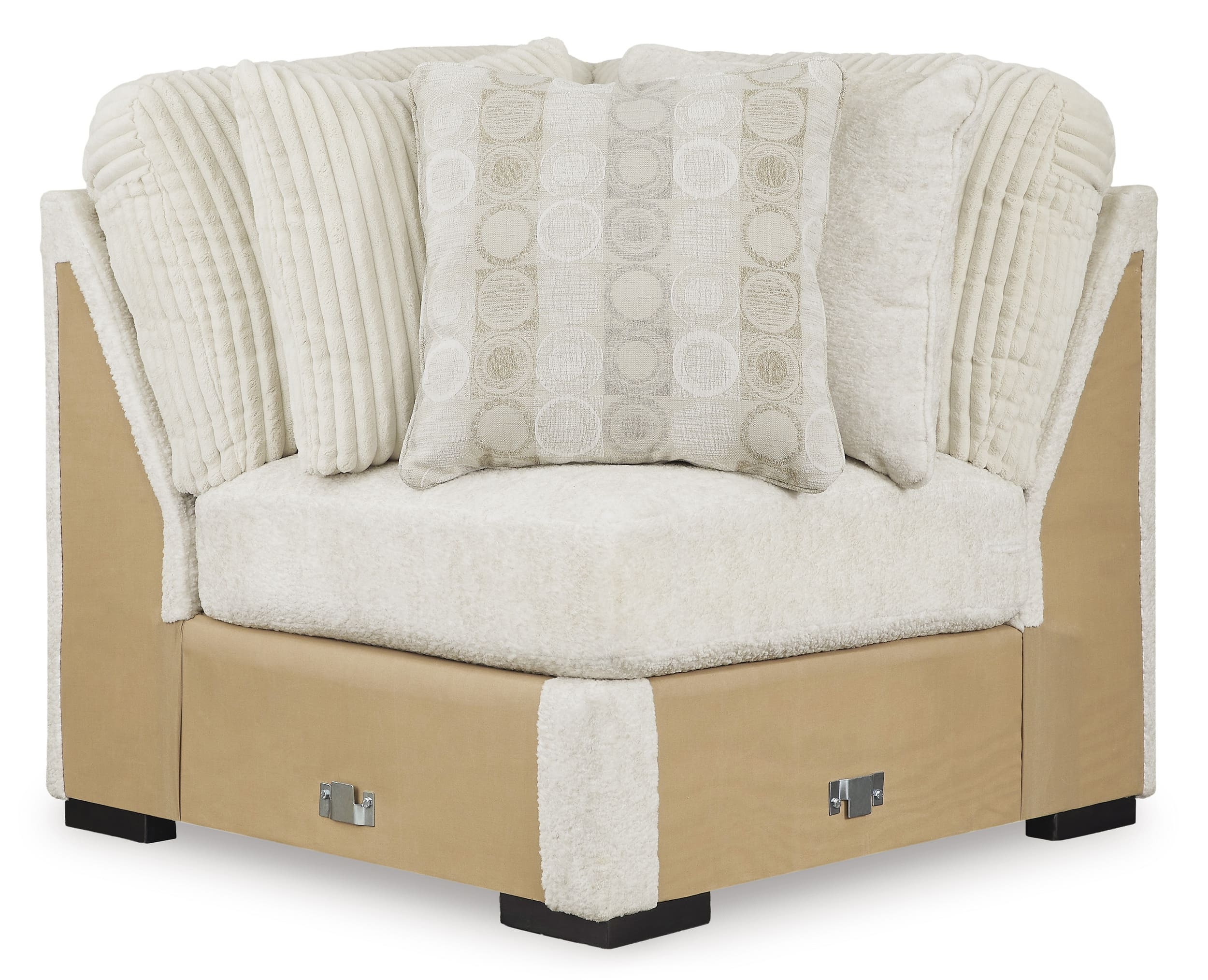 Chessington 4-Piece Polyester U-Shaped Sectional w/Right Arm Chaise Facing