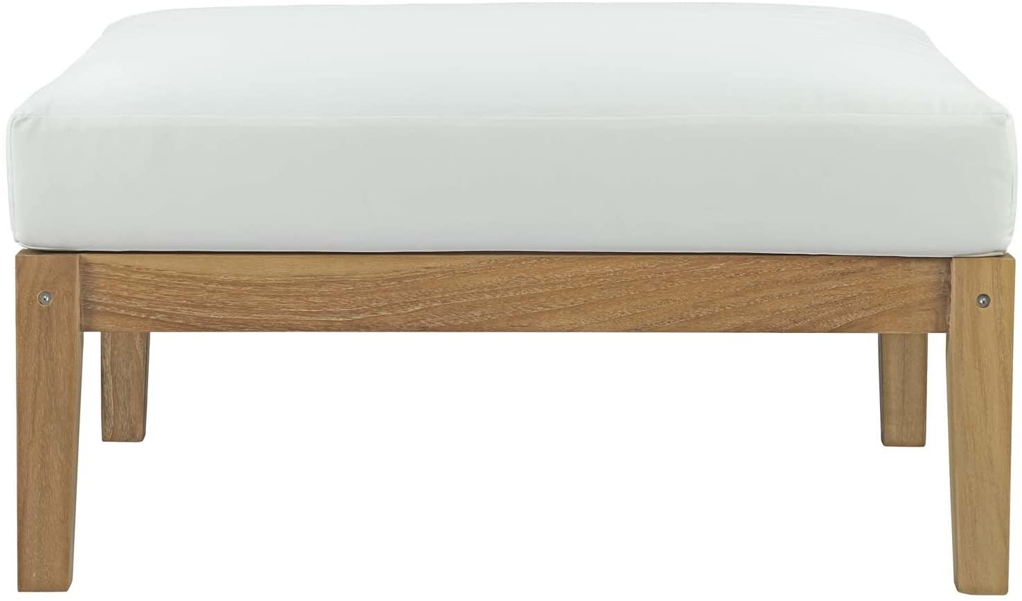 Bayport Outdoor Patio Teak Ottoman