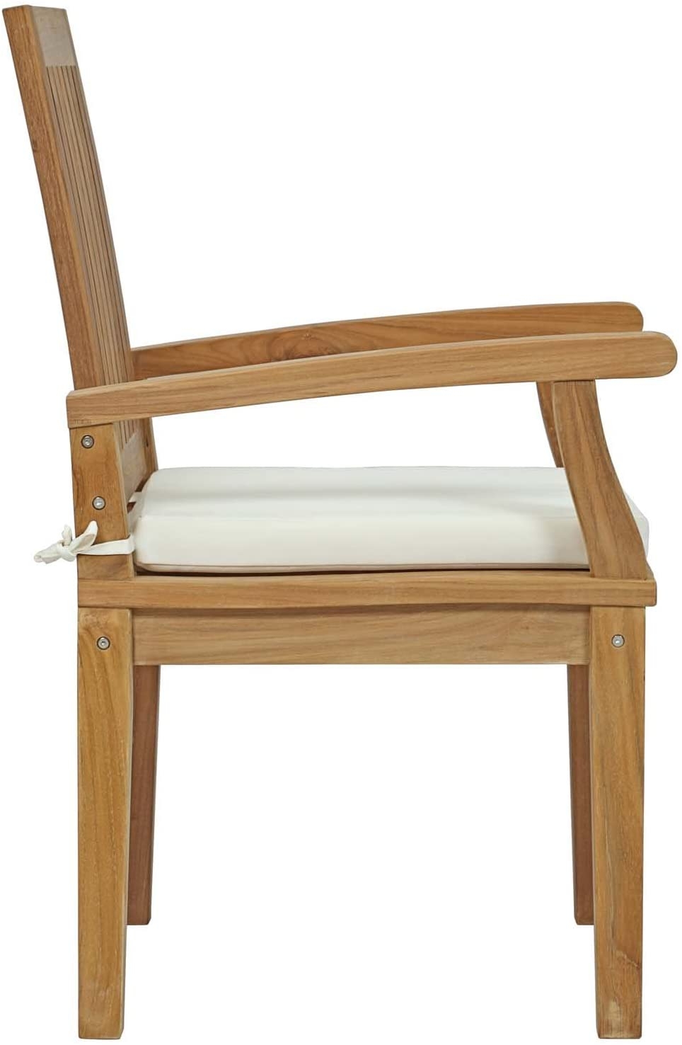 Marina Outdoor Patio Teak Dining Arm Chair