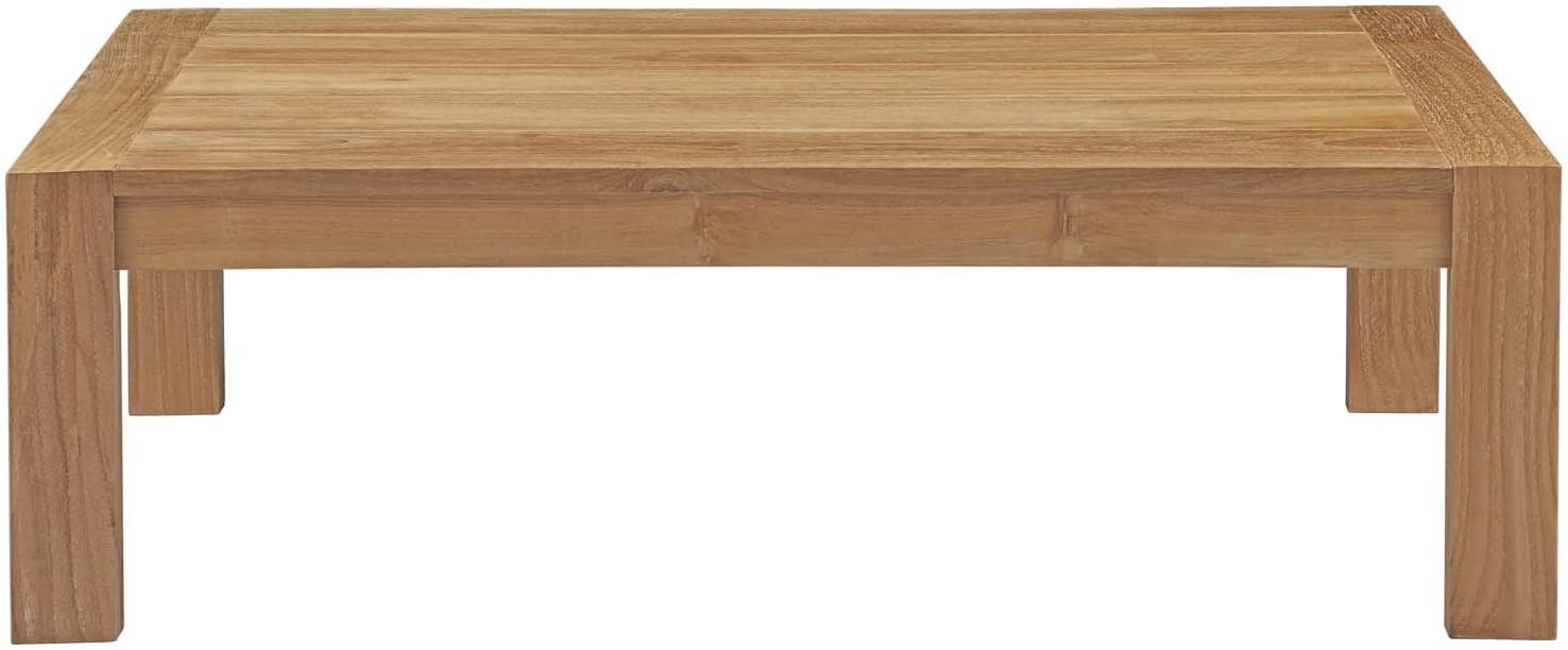 Upland Outdoor Patio Wood Coffee Table