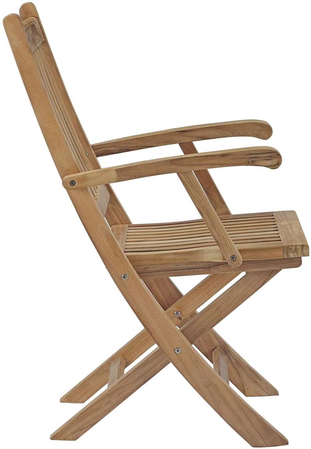 Marina Outdoor Patio Teak Folding Arm Chair