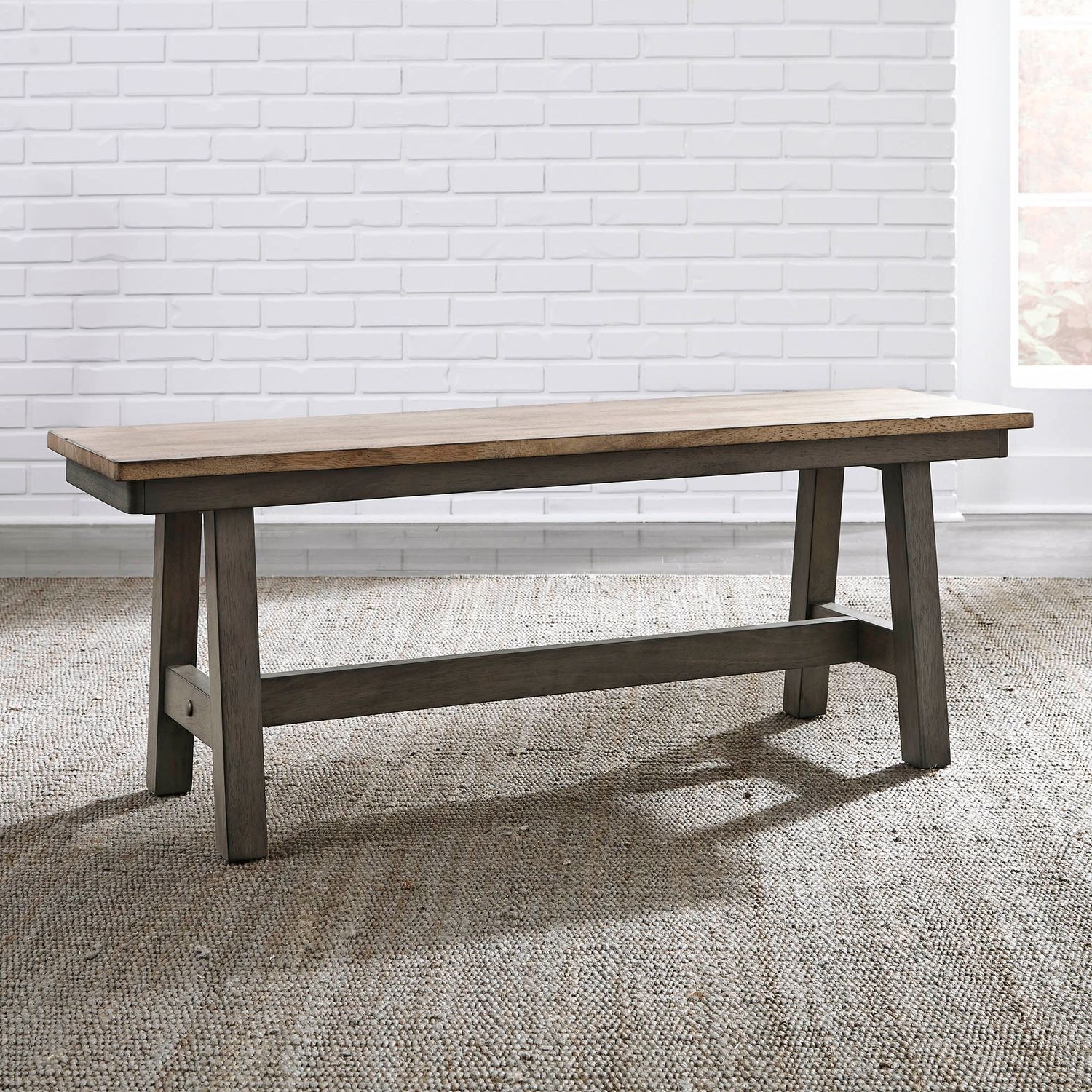 Lindsey Farm Farmhouse Backless Dining Bench | Liberty