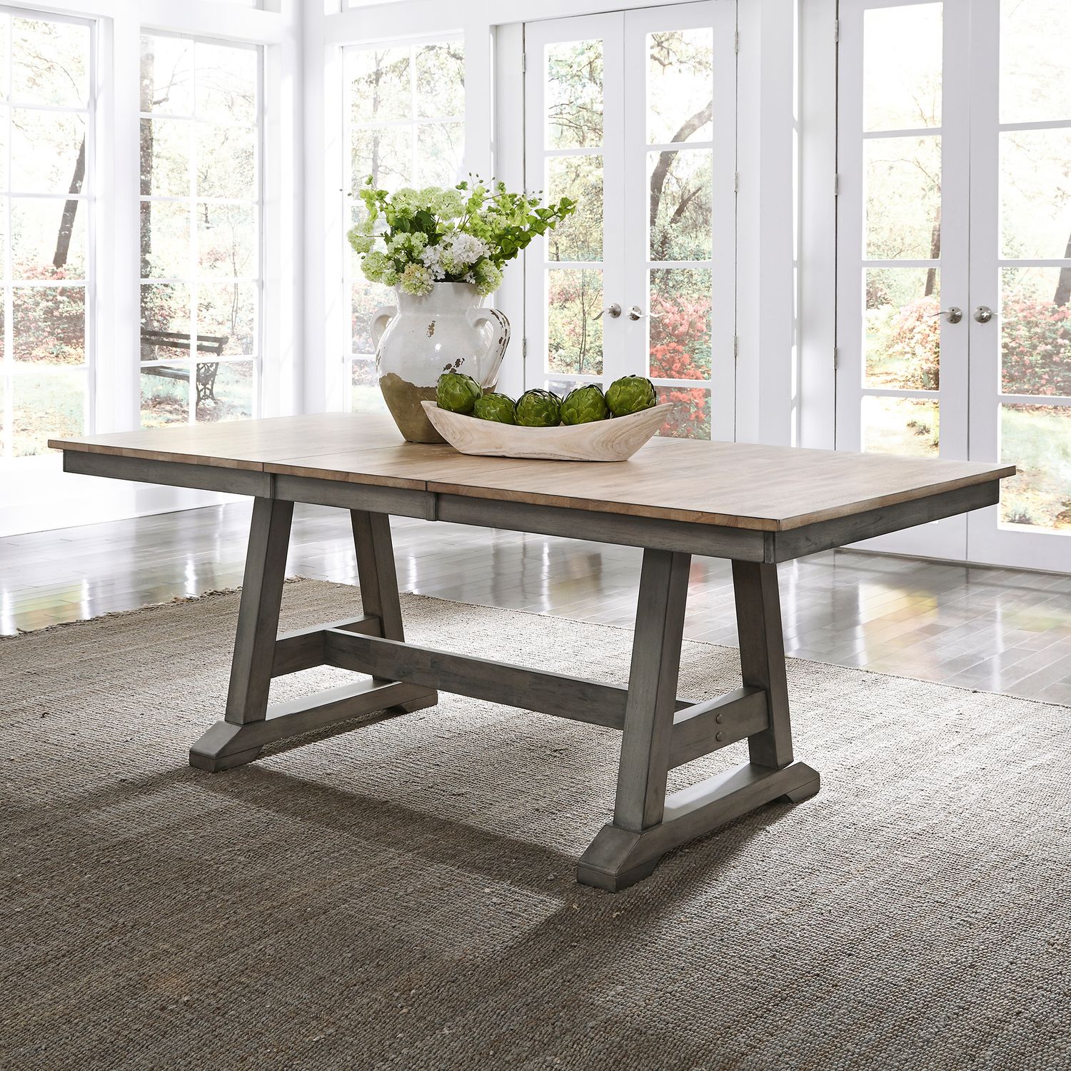 Lindsey Farm Extendable Dining Room Set | Farmhouse Style