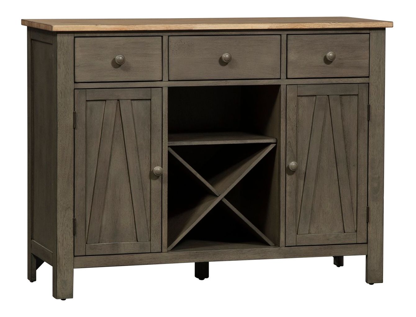 Lindsey Farm Farmhouse Server with Wine Storage | Liberty