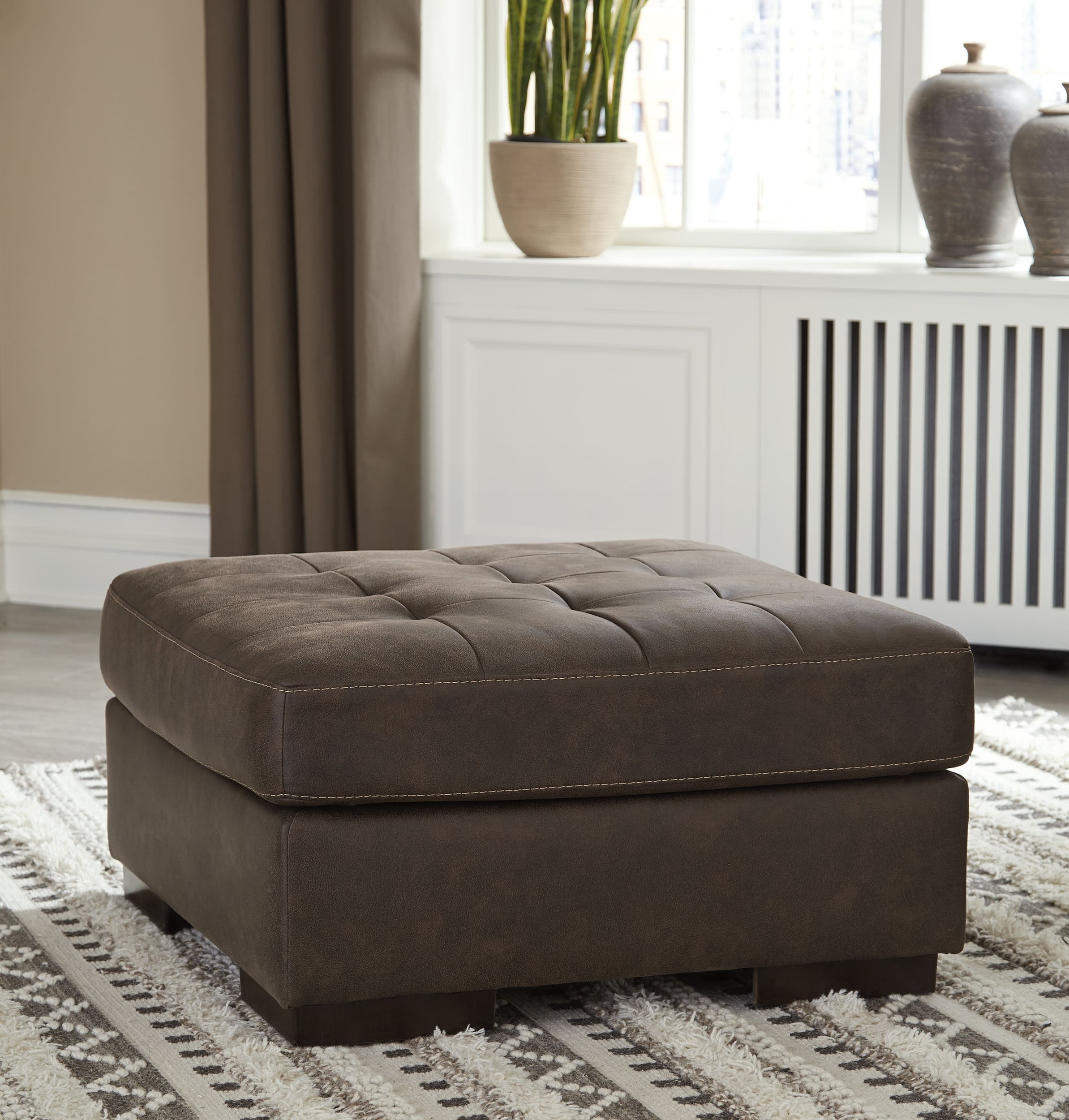 Maderla Faux Leather Living Room Set
