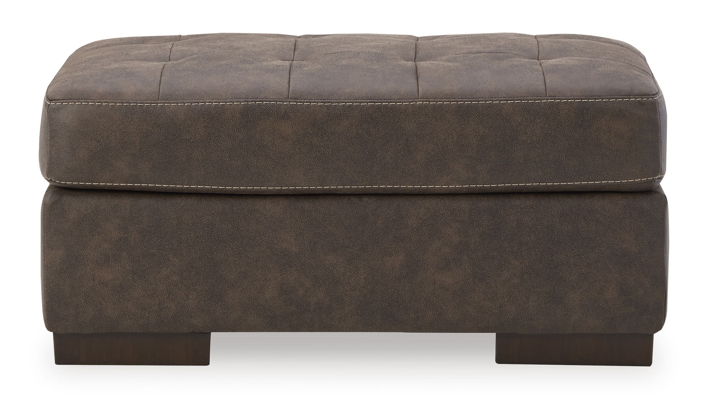Maderla Faux Leather Ottoman