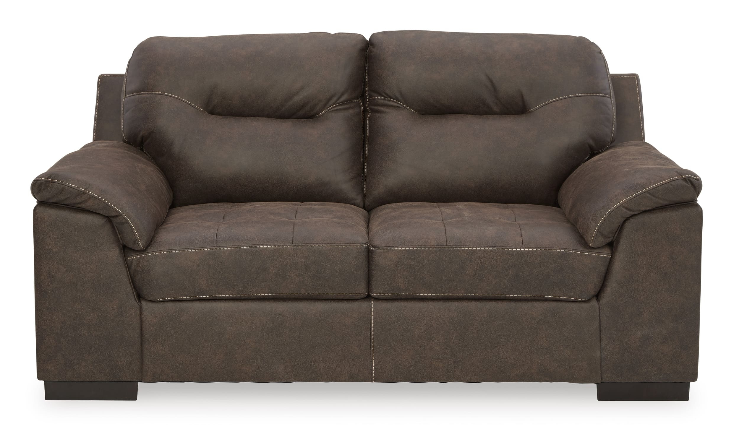 Maderla Faux Leather Loveseat