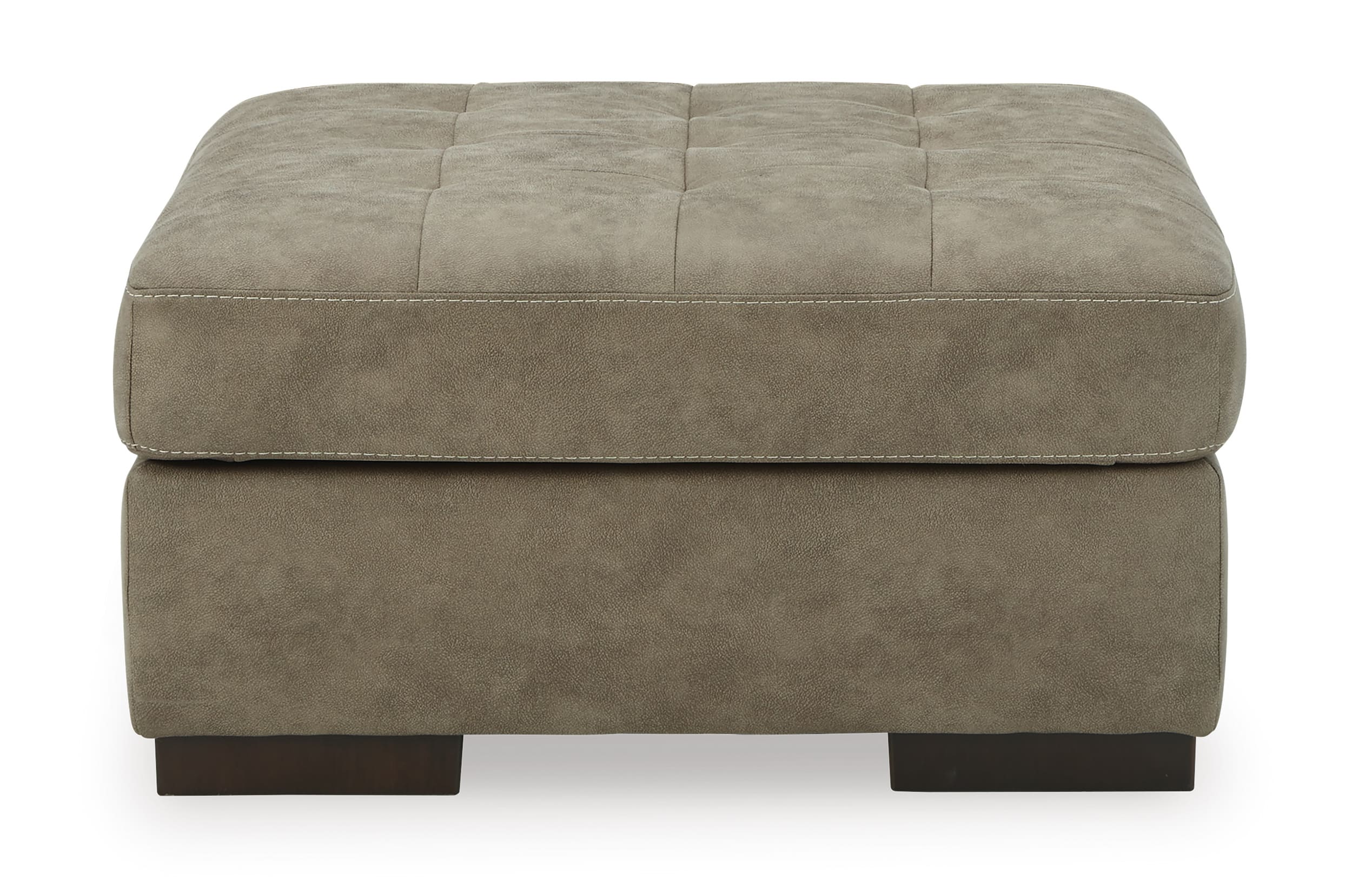 Maderla Faux Leather Oversized Accent Ottoman