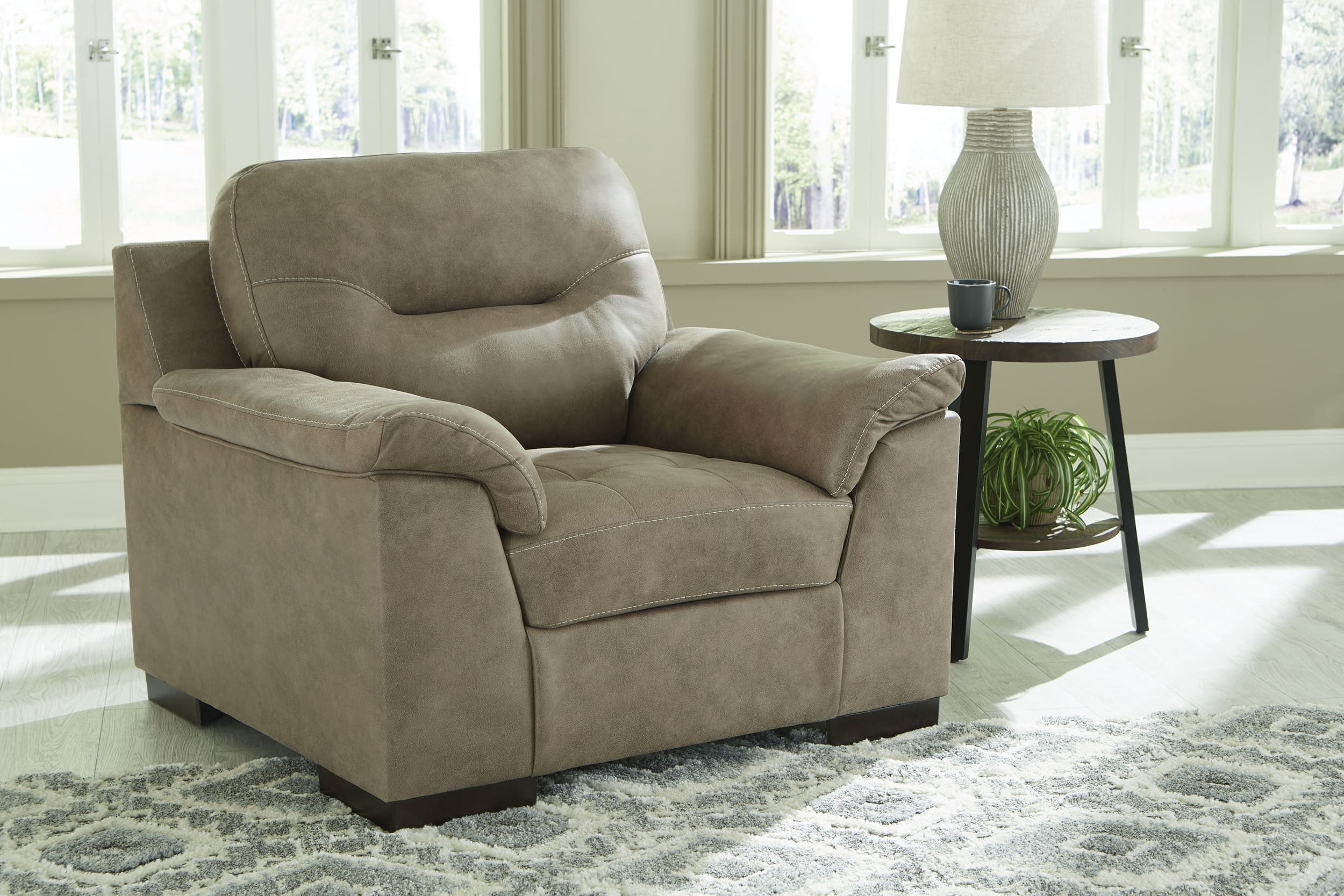 Maderla Faux Leather Living Room Set