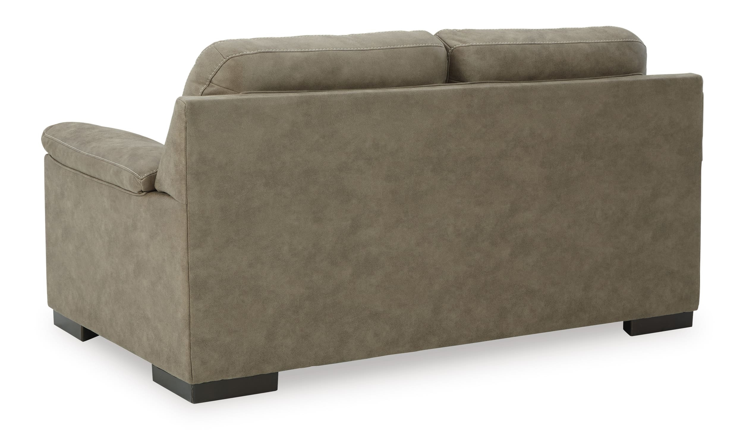 Maderla Faux Leather Loveseat