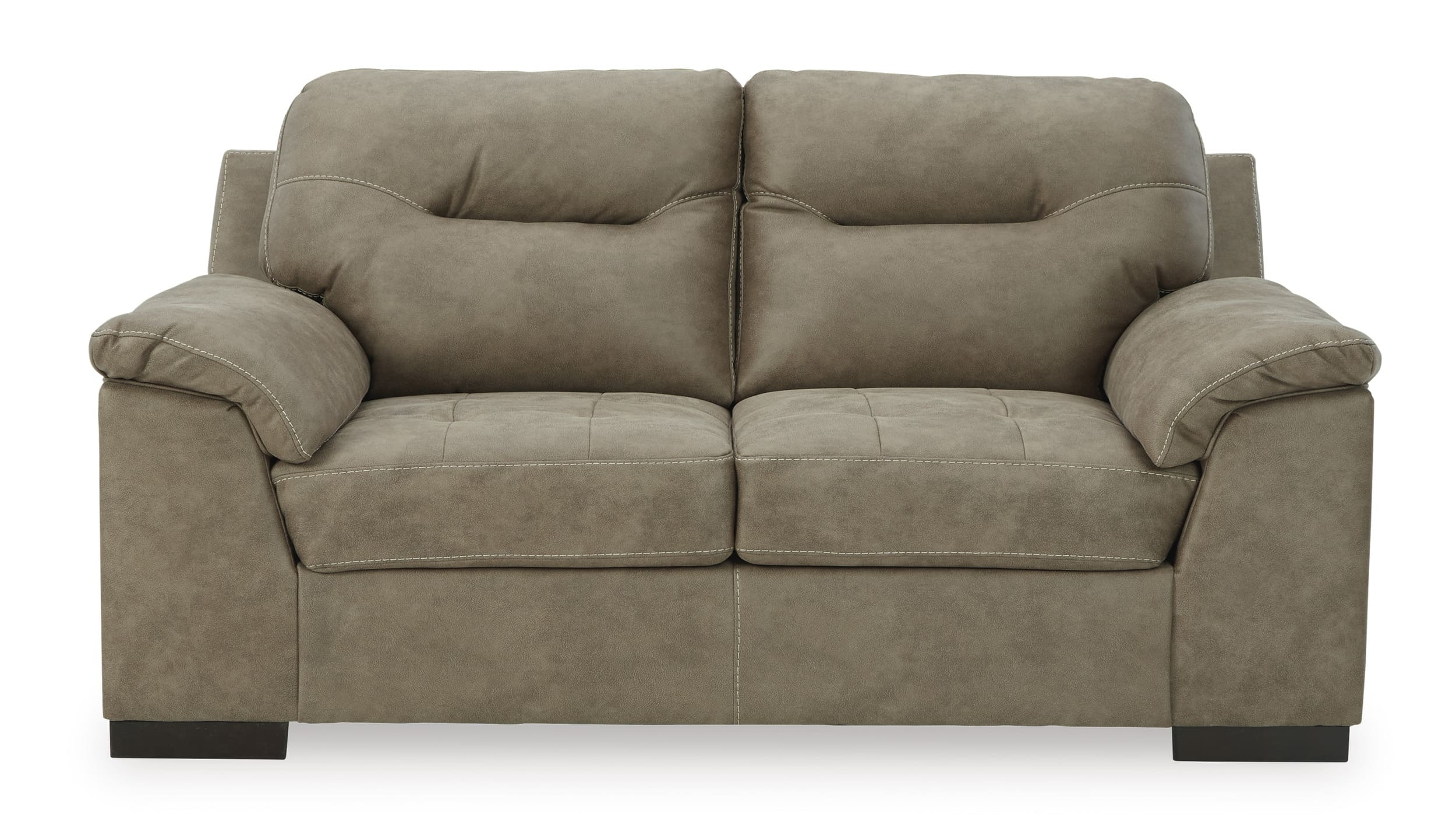 Maderla Faux Leather Loveseat