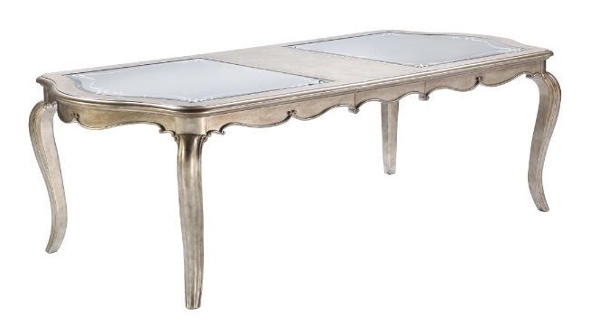 Esteban Wood/Mirror Extendable Dining Room Set