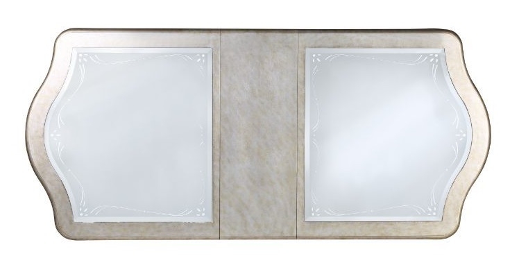 Esteban Wood/Mirror Extendable Dining Room Set