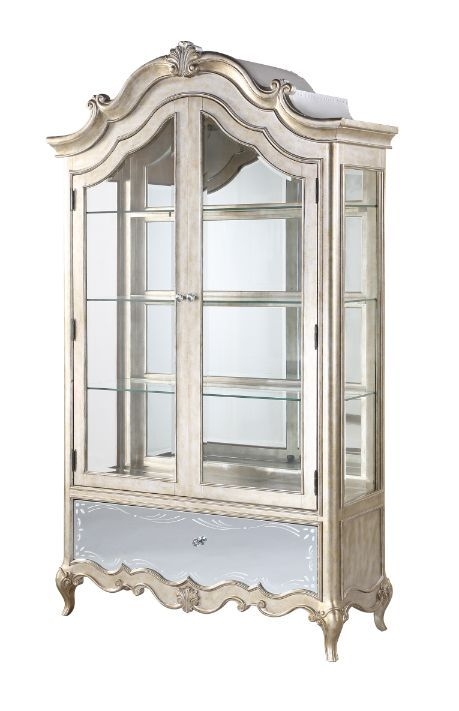 Esteban Wood/Mirror Extendable Dining Room Set