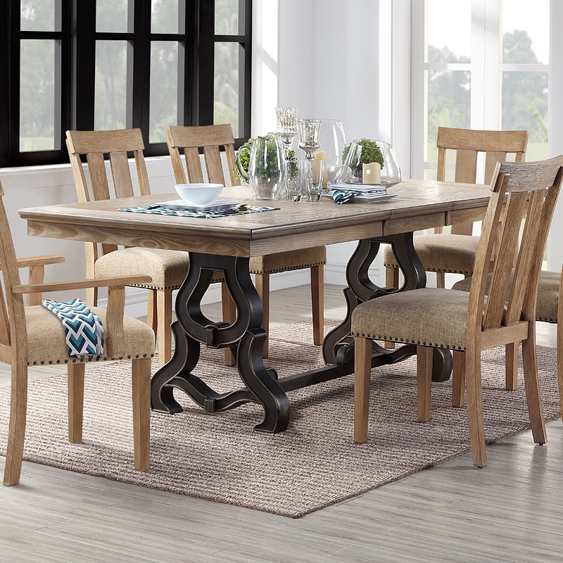Nathaniel Wood Extendable Dining Room Set
