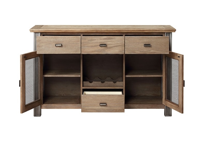 Nathaniel Wood Server w/2 Doors & 4 Drawers