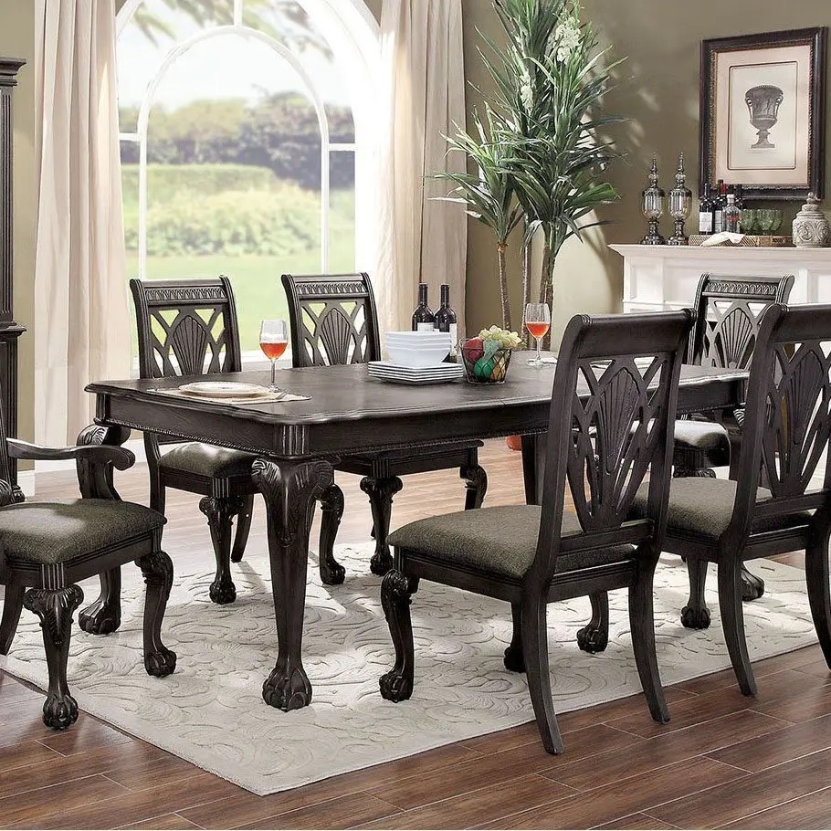 Petersburg Wood Extendable Dining Set