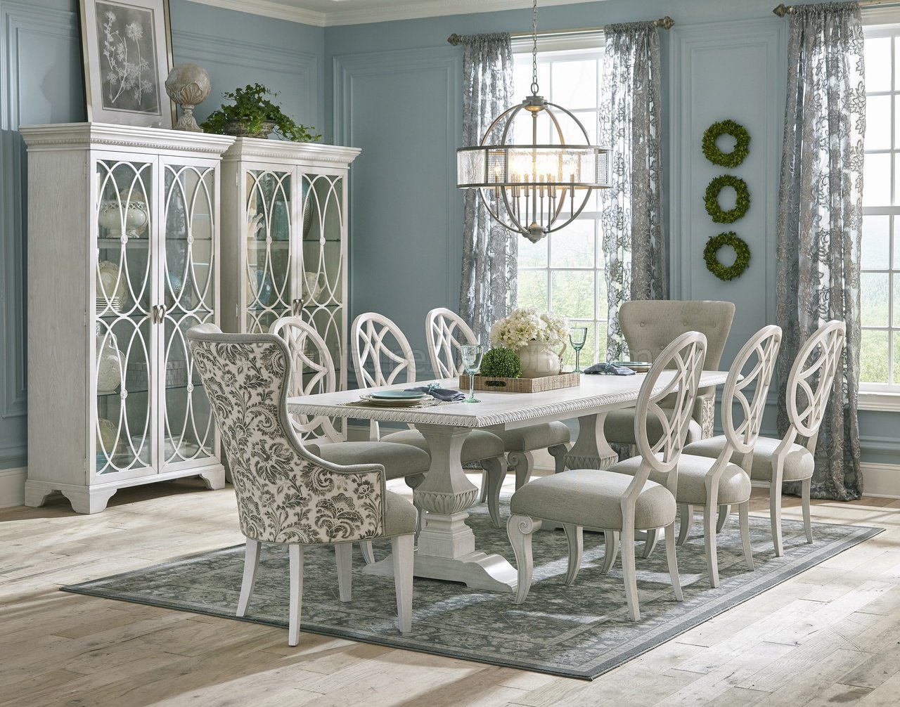 SM Jasper County Fabric/Wood Dining Side Chair