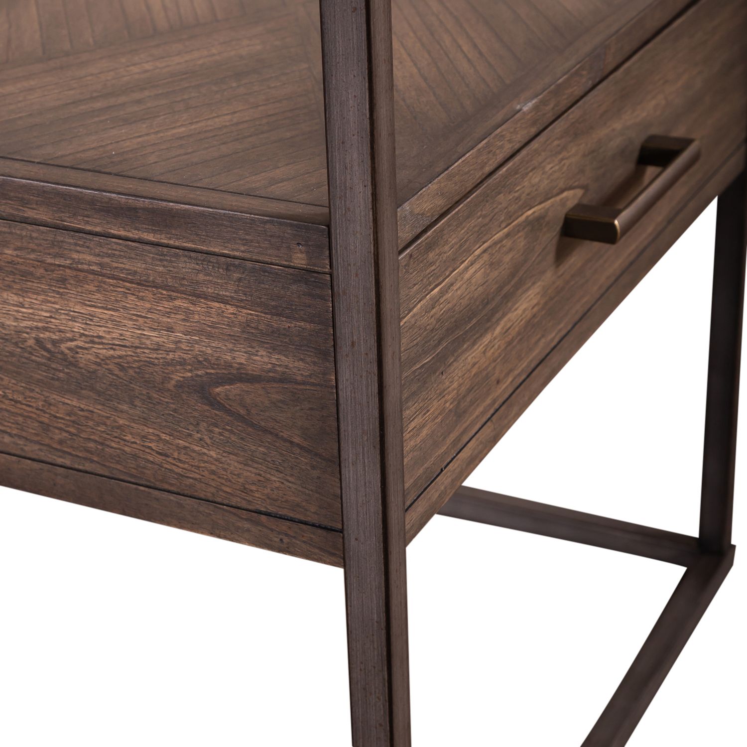 Jamestown 3-Piece Glass & Wood Cocktail Table Set