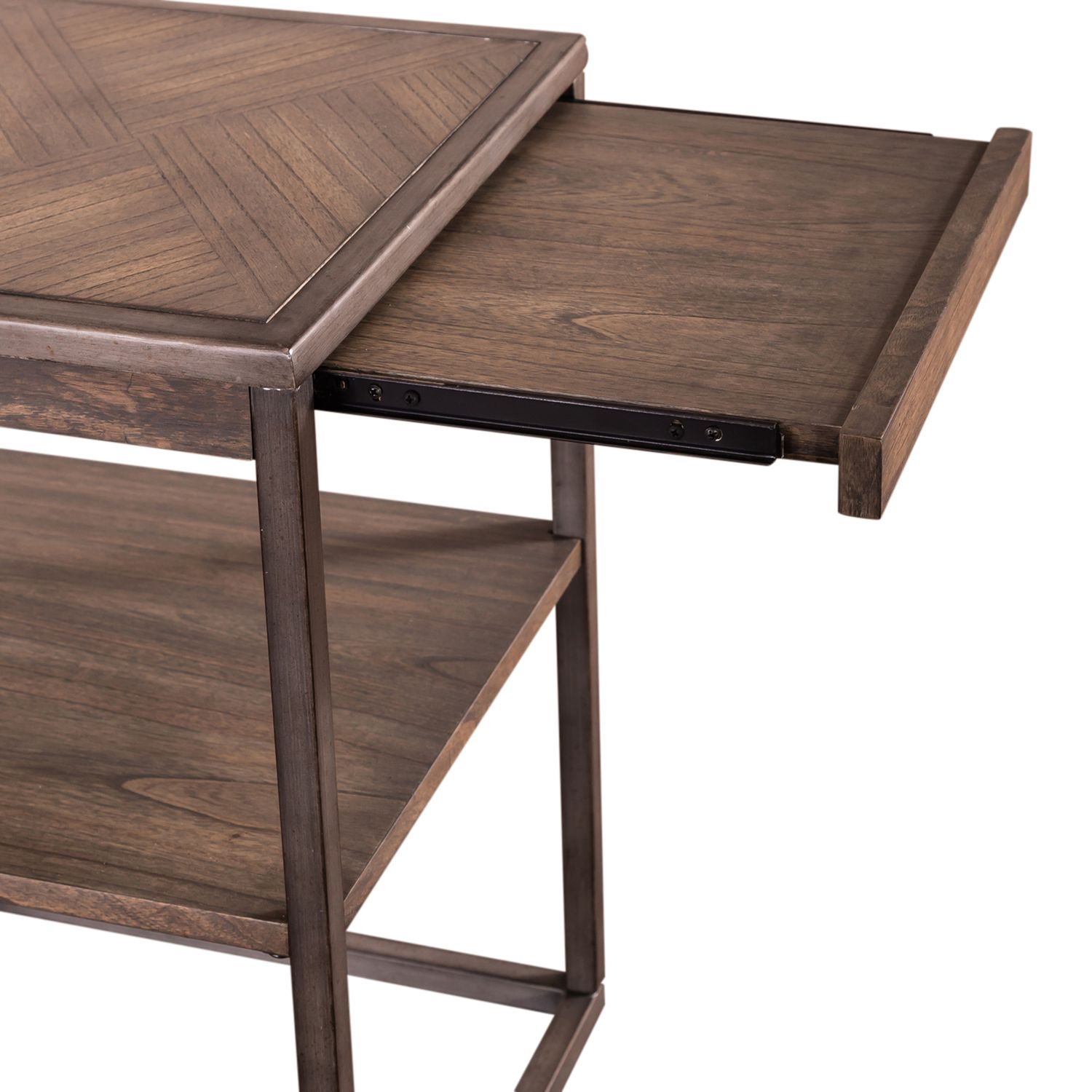 Jamestown 3-Piece Glass & Wood Cocktail Table Set