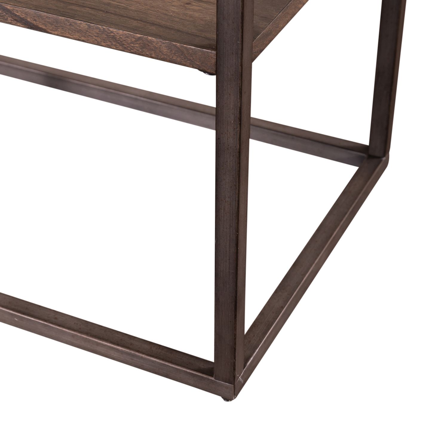 Jamestown 3-Piece Glass & Wood Cocktail Table Set