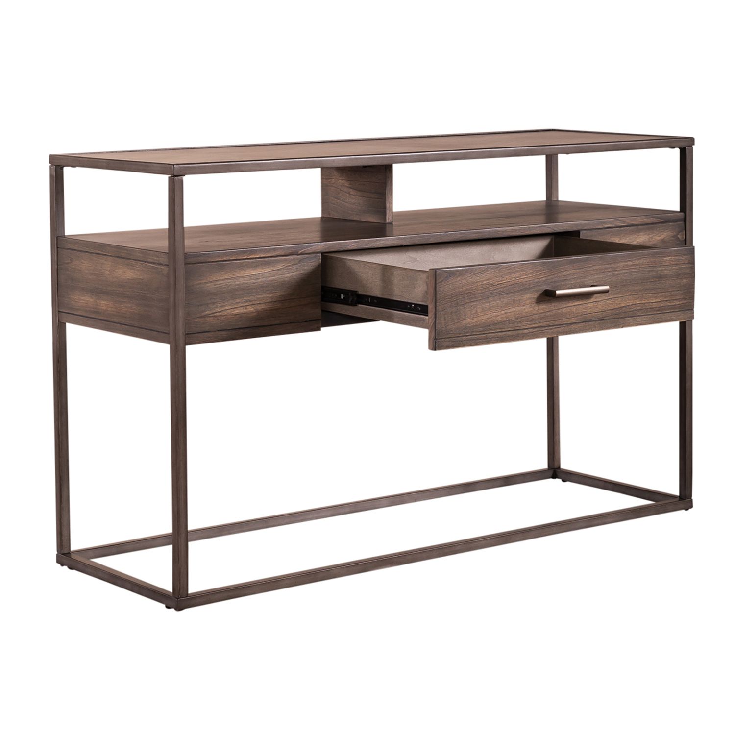 Jamestown 3-Piece Glass & Wood Cocktail Table Set