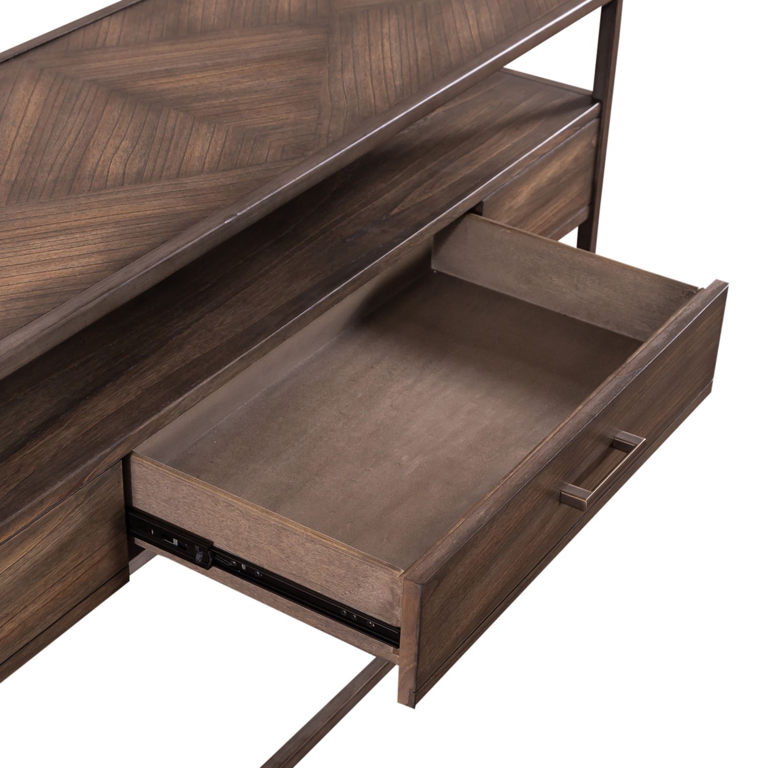 Jamestown Rectangular Wood/Metal 1-Drawer Sofa Table