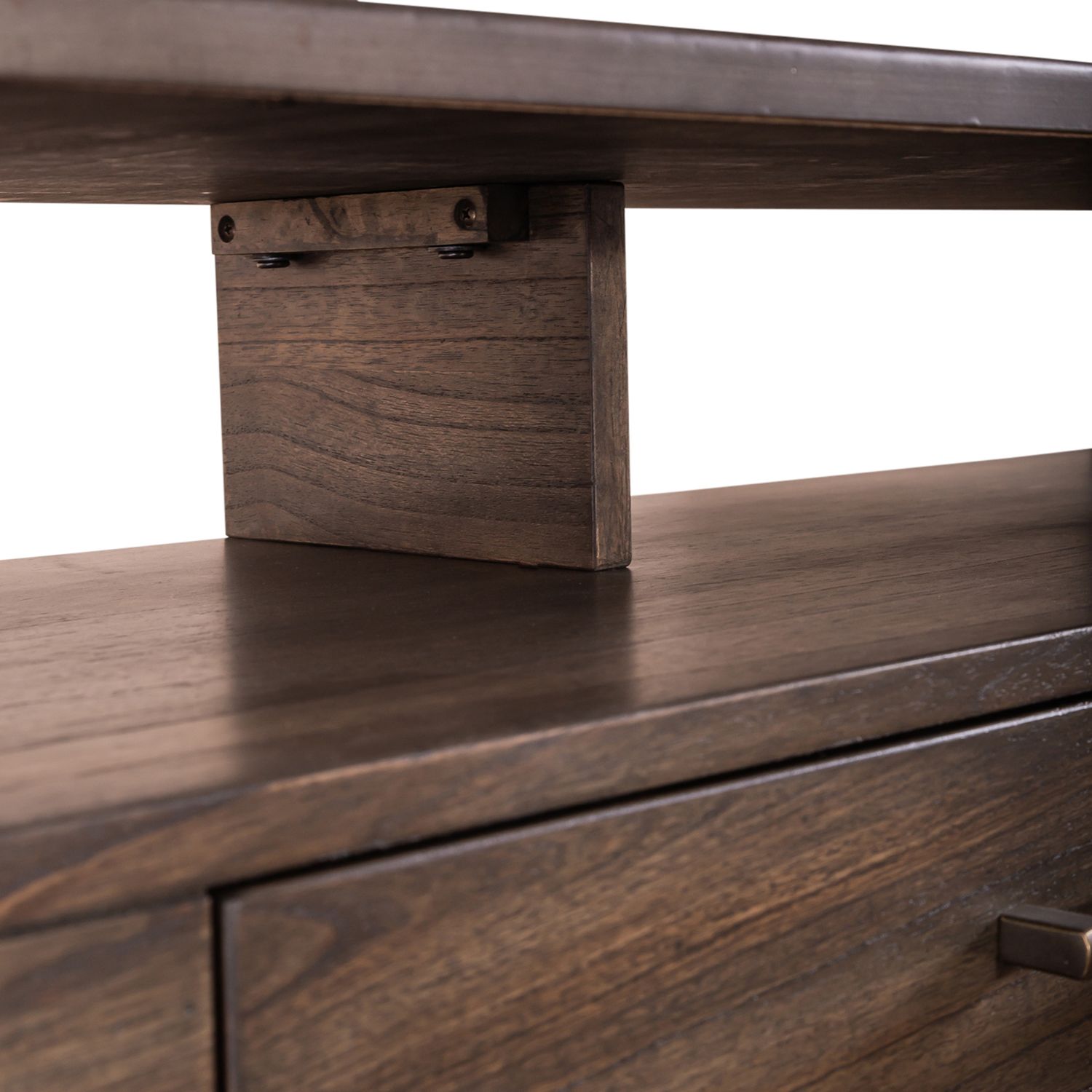 Jamestown Rectangular Wood/Metal 1-Drawer Sofa Table