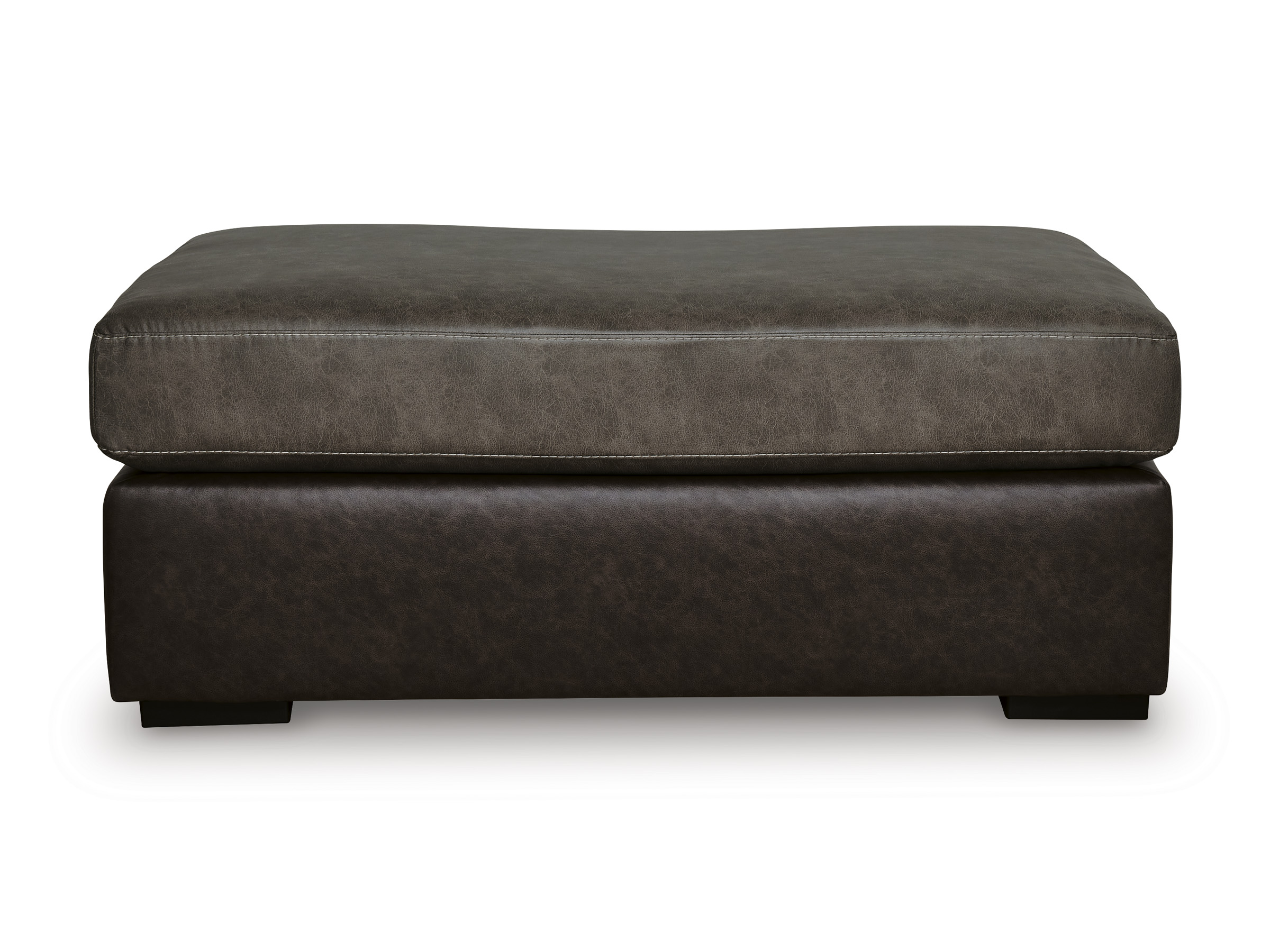 Castille Way 48" Rectangular Oversized Ottoman - Fossil Taupe Polyester