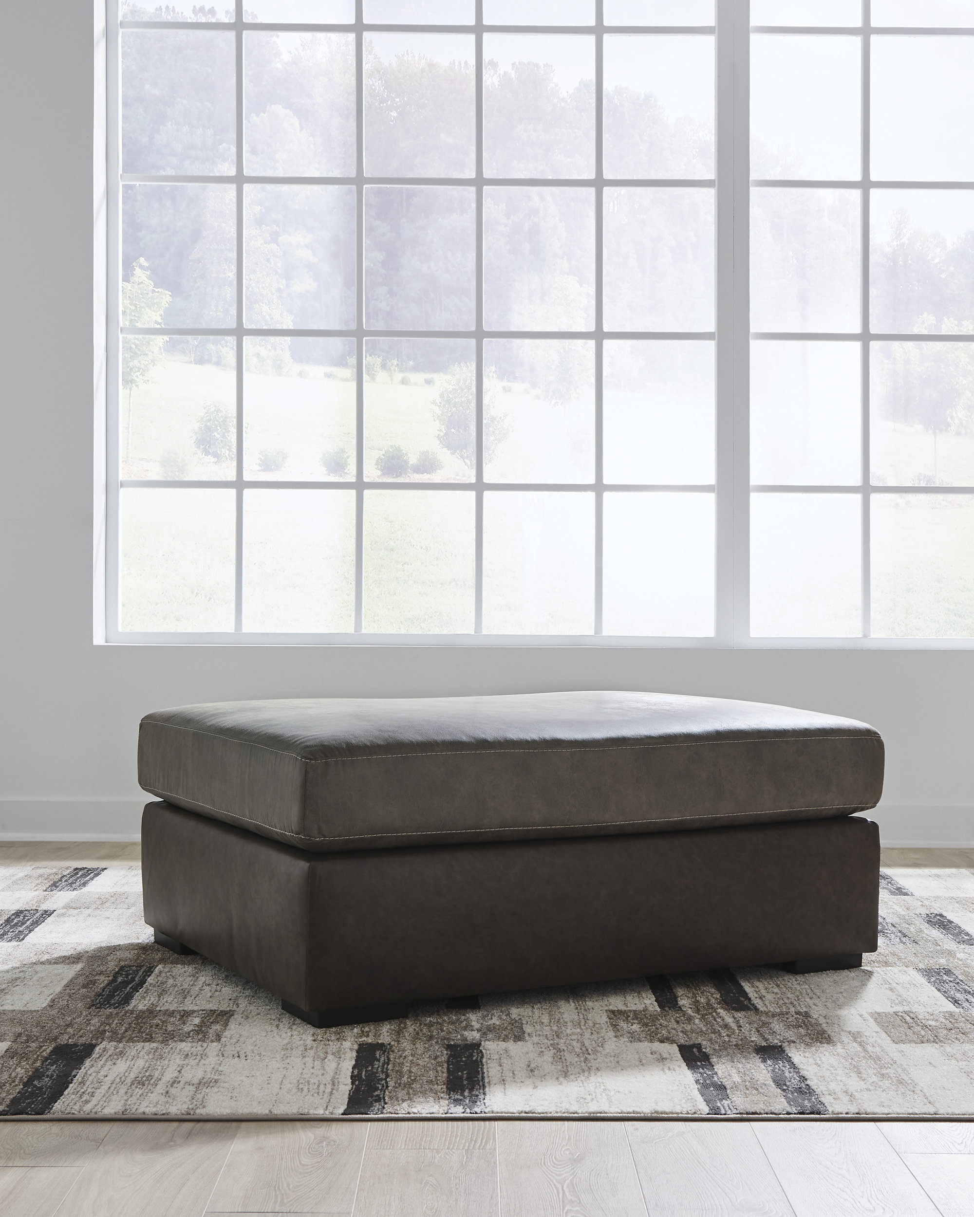 Castille Way U-Shaped Faux Leather 2-Piece Sleeper Sectional with RAF Corner Chaise