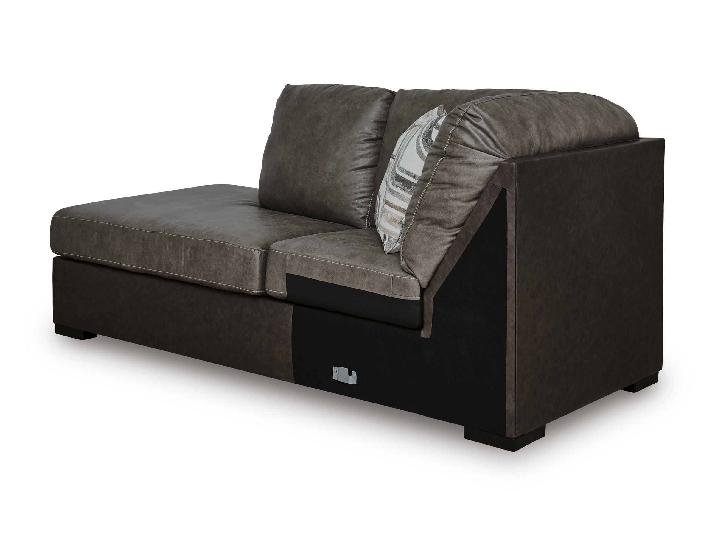 Castille Way U-Shaped Faux Leather 2-Piece Sectional with LAF Corner Chaise