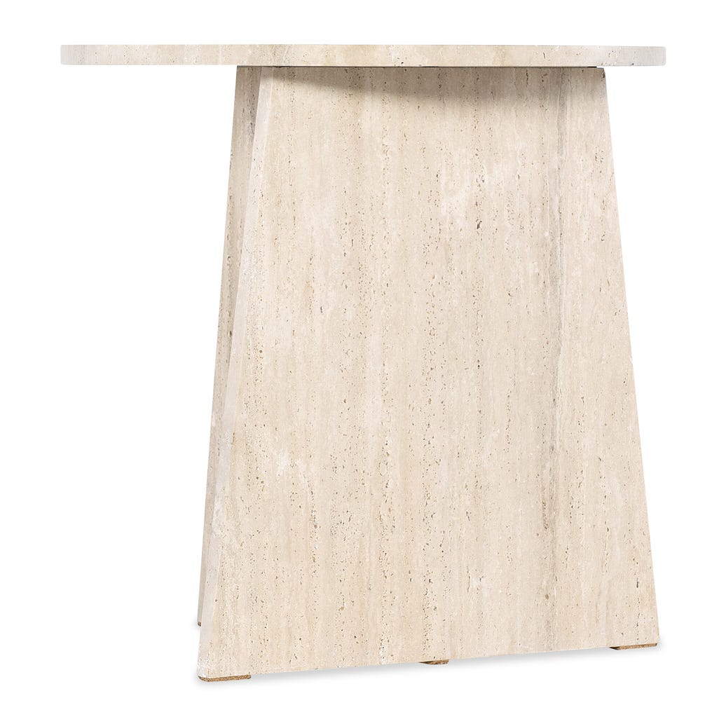 Melange Cirque Stone End Table