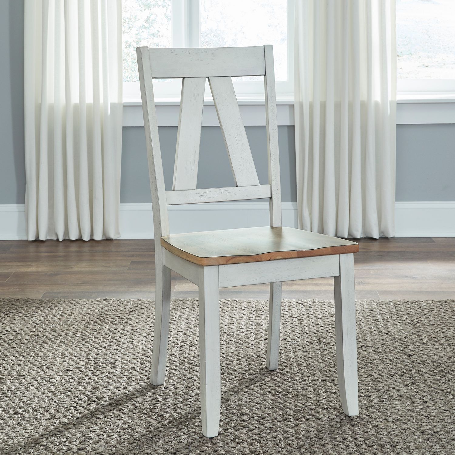 Lindsey Farm Wood Splat Back Side Chair