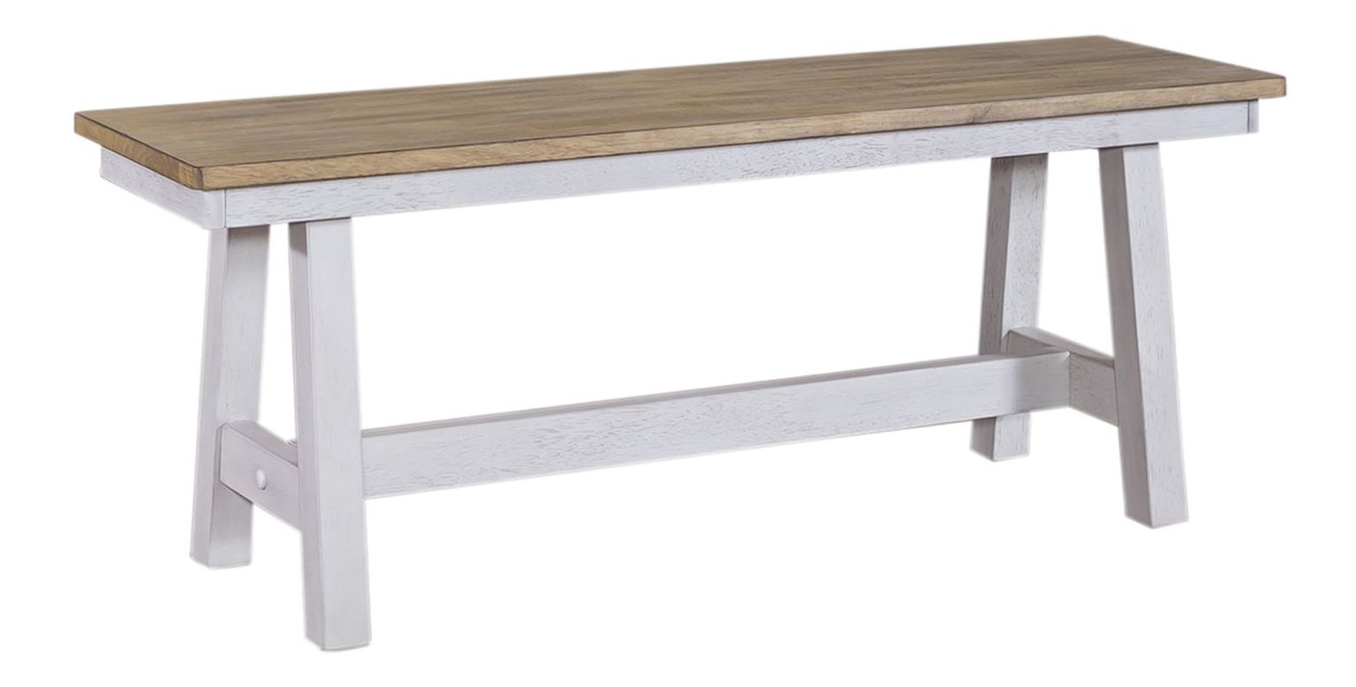 Lindsey Farm Extendable Dining Set | Weathered White