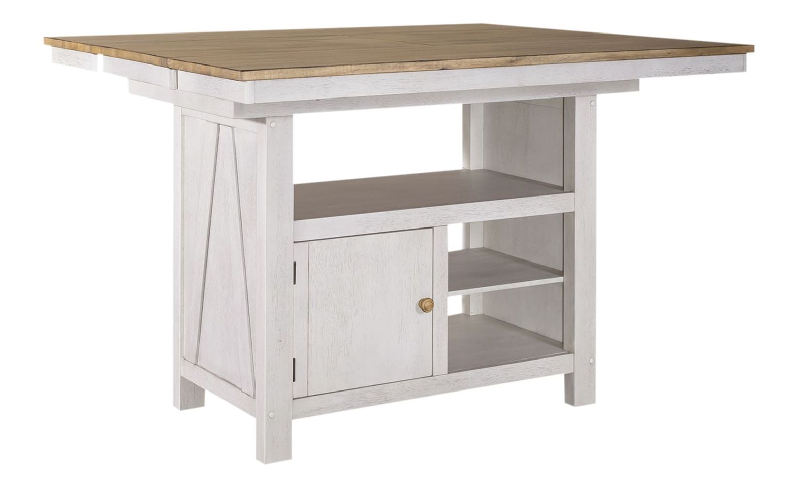 Lindsey Farm Extendable Kitchen Island Set | 5-Piece Dining