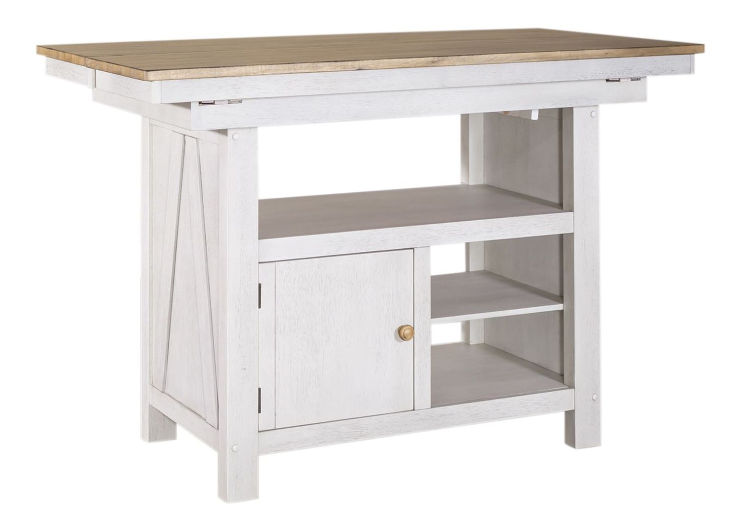 Lindsey Farm Extendable Kitchen Island Set | 5-Piece Dining