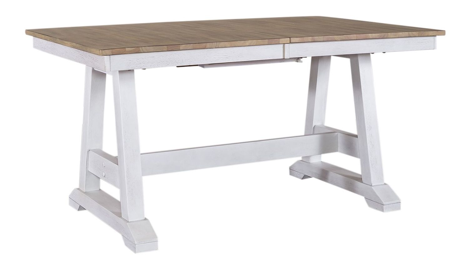 Lindsey Farm Extendable Dining Set | Weathered White