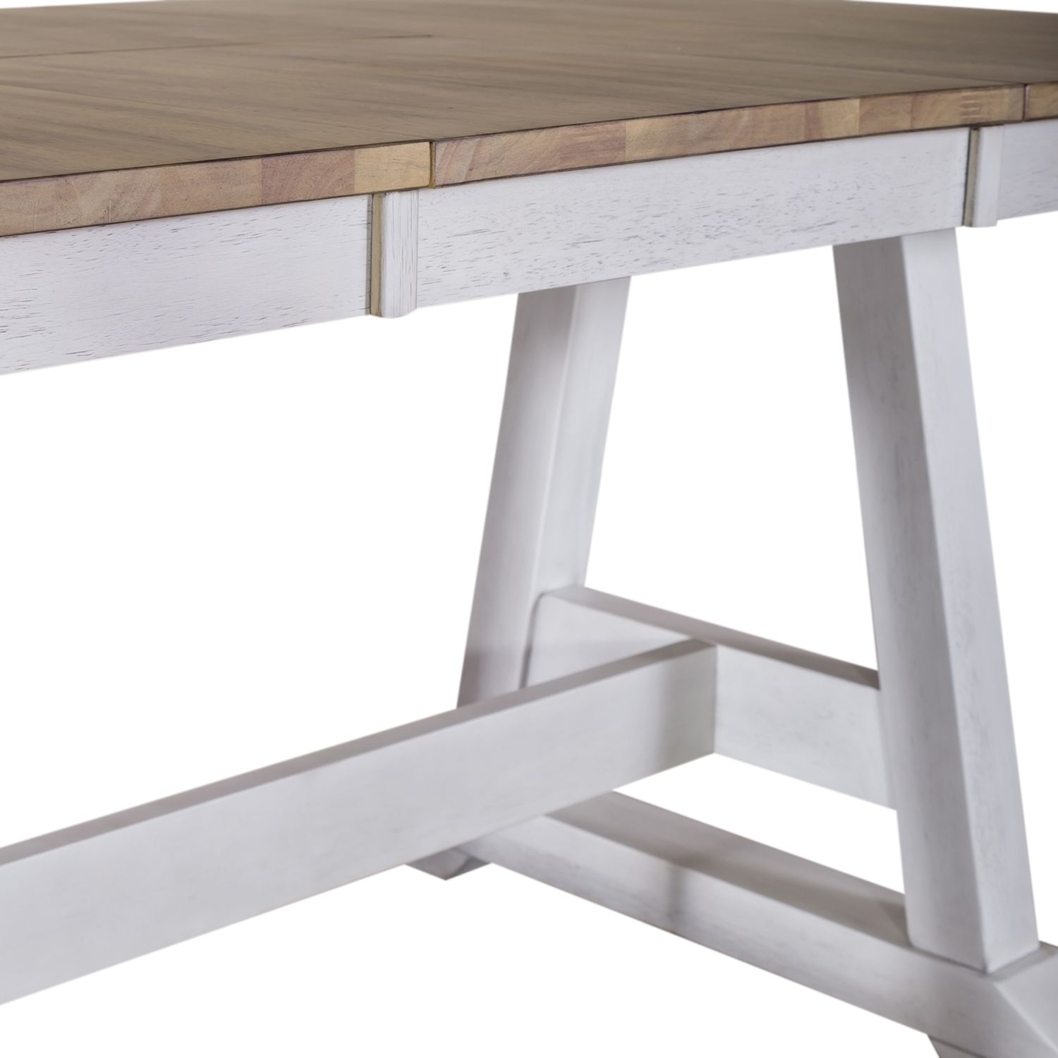 Lindsey Farm Extendable Dining Set | Weathered White