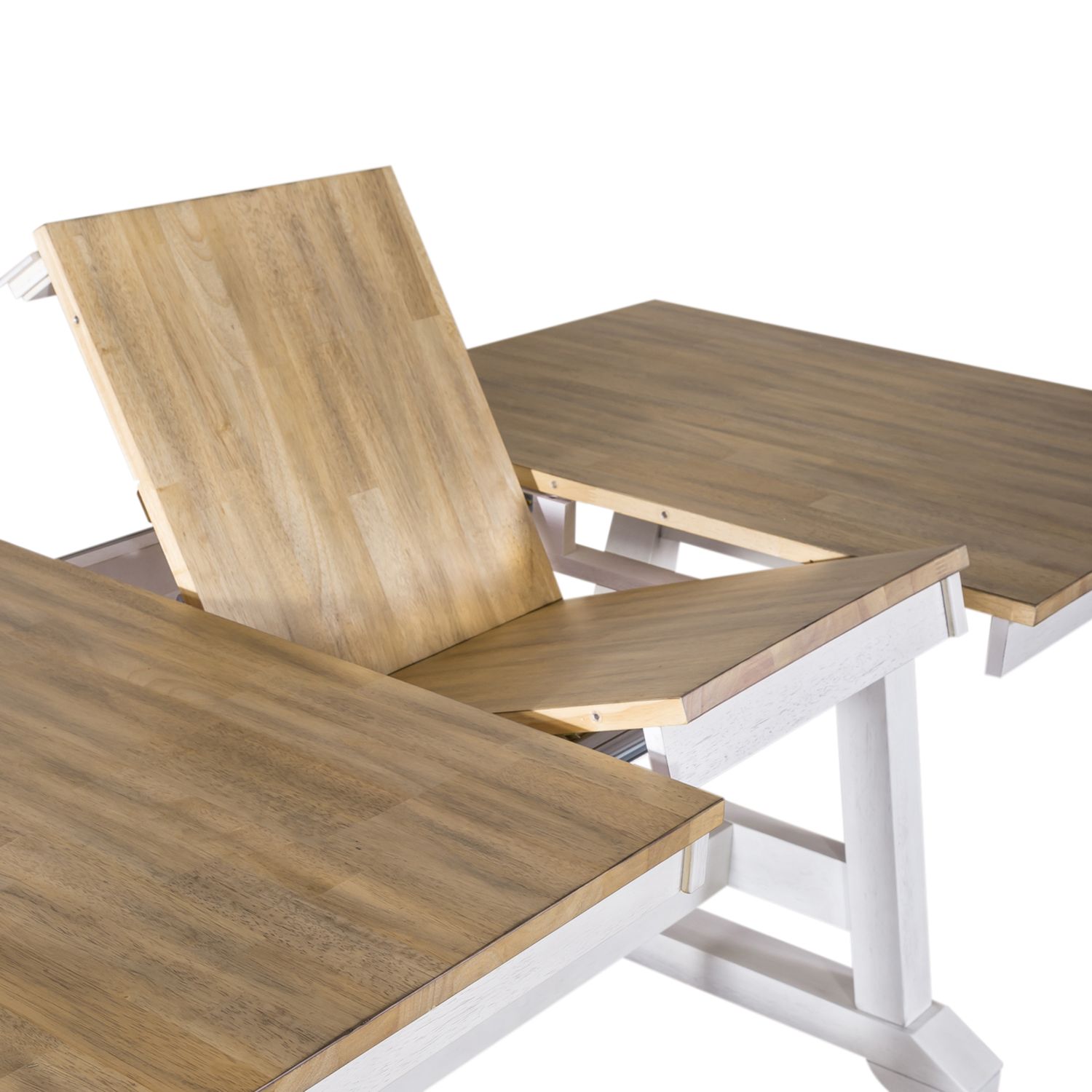Lindsey Farm Extendable Dining Set | Weathered White