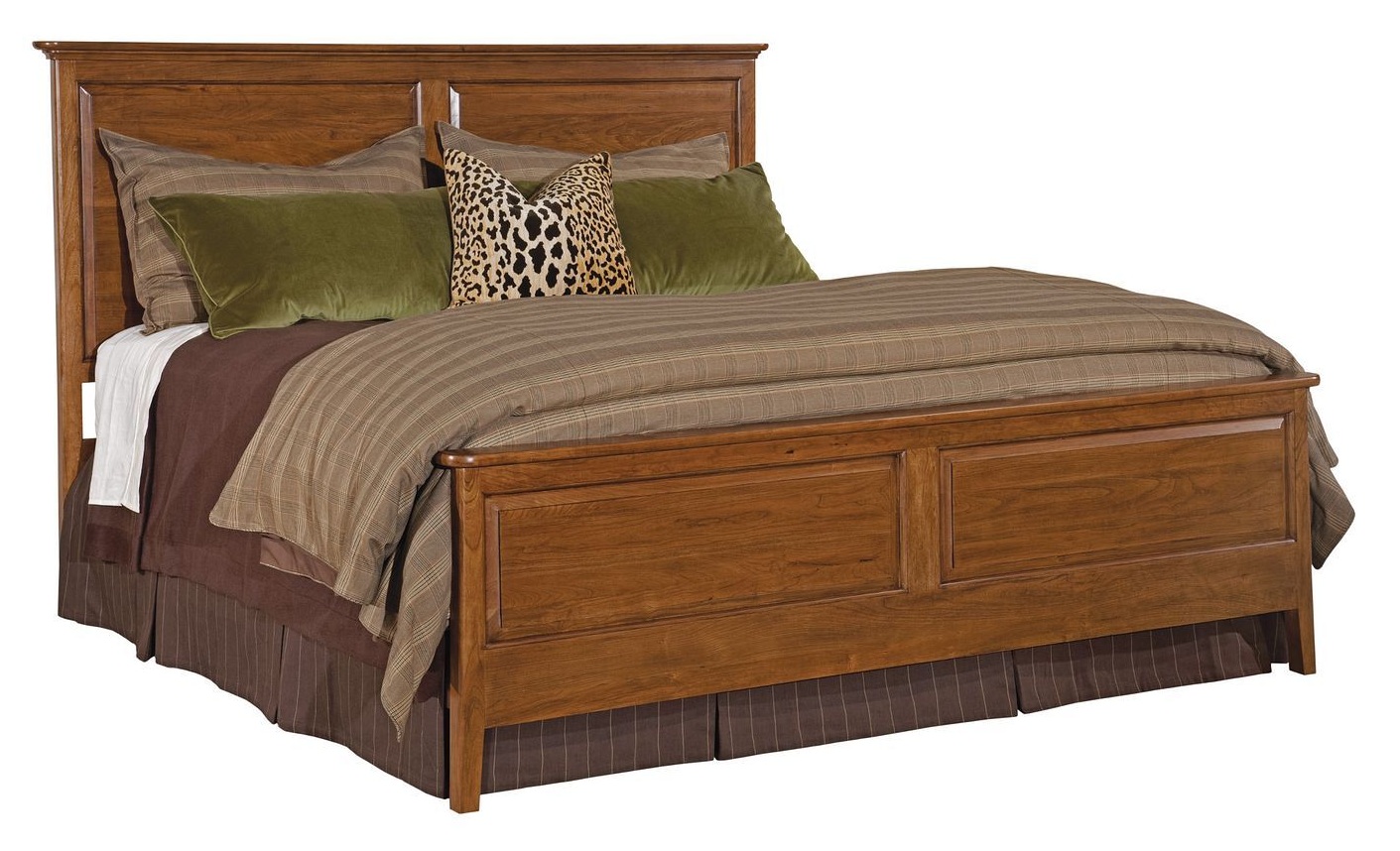 Cherry Park Wood Panel Bedroom Set
