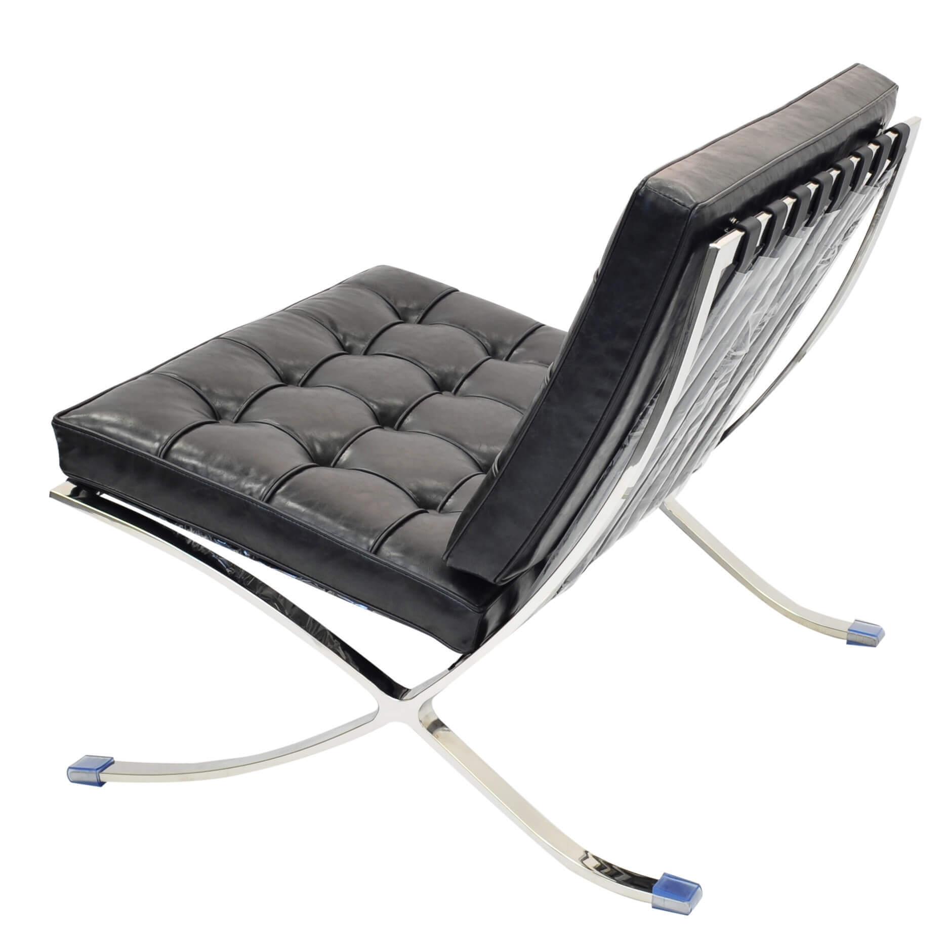 Barca PU Accent Chair, Stainless Steel Frame