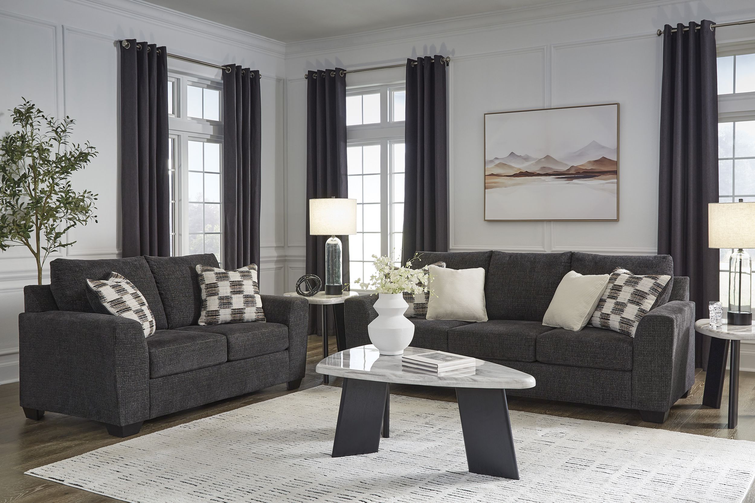 Loreo Fabric Queen Sofa Sleeper