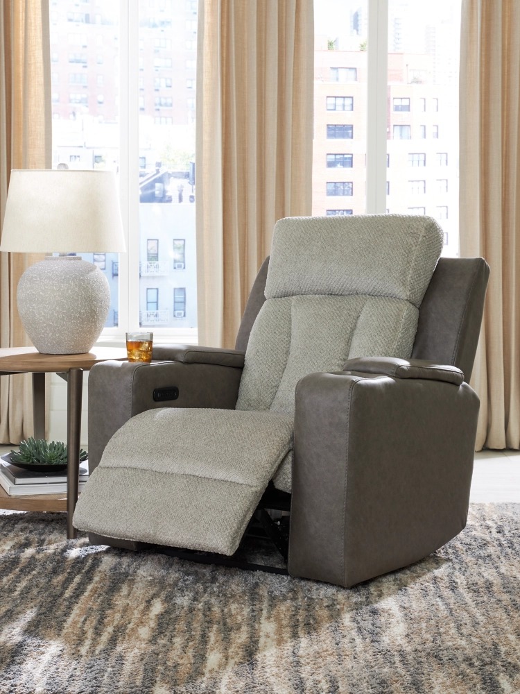 WhipLash Faux Leather Power Reclining Living Room Set