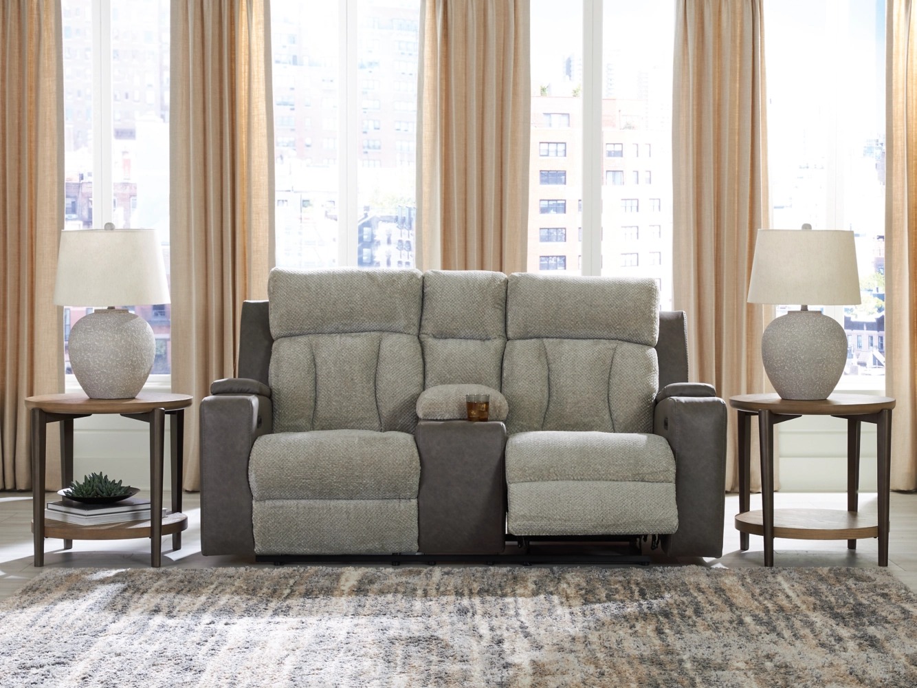 Colleyville 3-Piece Power Reclining Modular Loveseat Console